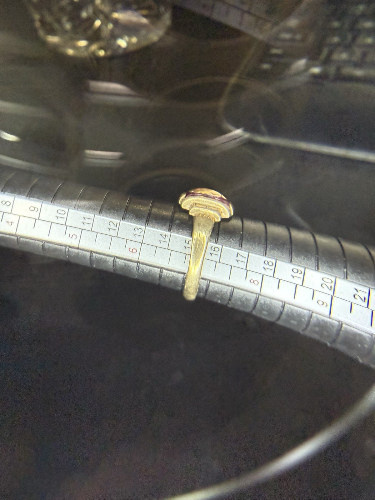 Vintage Art Deco 10k Solid Gold Ruby Fraternal Sc… - image 23