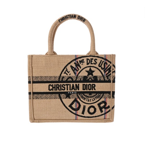 Dior Book Tote 27 800000124208000 Tote Bag Canvas Beige #WB1884