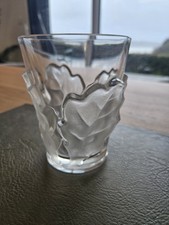 LALIQUE  Vase  DAMPIERRE  cristal massif Arts de la table Décoration rare ancien