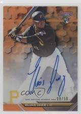 2016 Bowman's Best of 2016 Orange Refractor 9/50 Elias Diaz #B16-ED Auto 13by