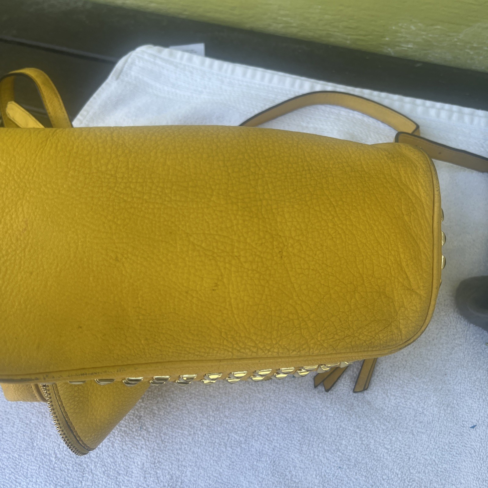 MICHAEL KORS Leather Medium Backpack Sunflower. - image 14