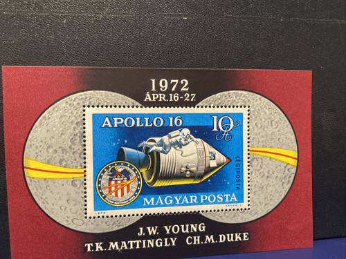APOLLO 16 GUAM INITIAL CONTACT + TICONDEROGA + HUNGARY MINT NH SS AS PICTURED - Picture 6 of 13