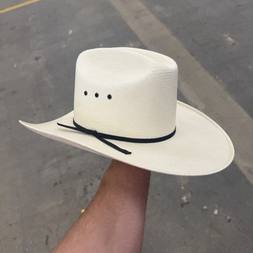 Resistol 20X Shantung Panama Western Hat George Strait Design Mexico Size 6 7/8