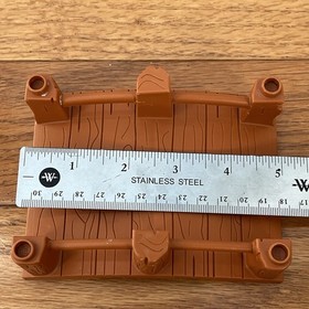 1X Lego Duplo Bridge Light Brown Wood Winnie The Pooh 2987 31291 Vtg Replacement