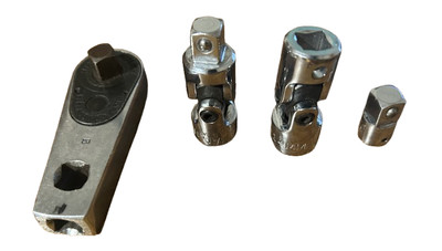 Mac Tools 3/8'' Drive Ratchet XR100 + XU614MMR Swivel Socket & Adapter Set