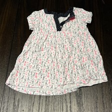 Carter  s Brand Baby Girl Dress With Matching Diaper Cover Size 9 M