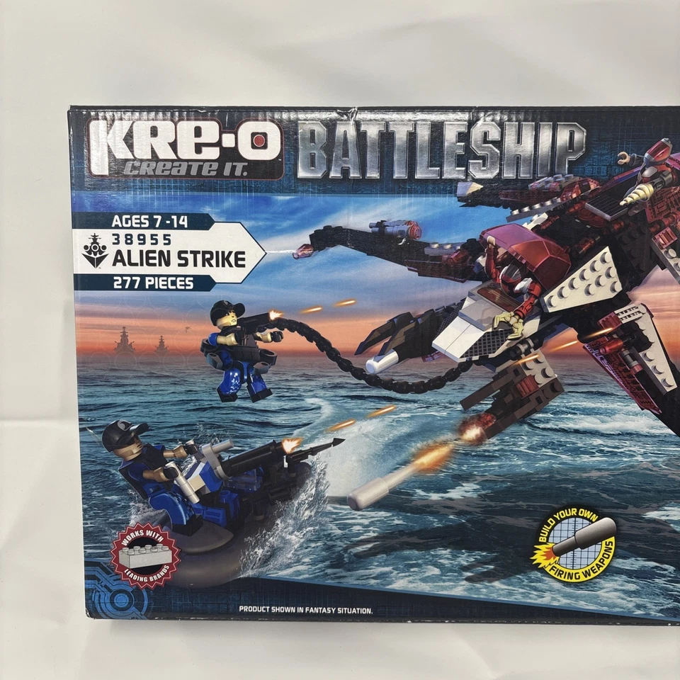 Kre-O 38955 Alien Strike Acorazado Hasbro 4 Figuras Kreon Foto 2 de 4