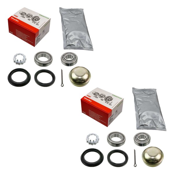2 X Radlager Hinten Links + Rechts FüR Audi A4 (8D,B5) 80 B4 Cabrio100 A6 4A C4-image