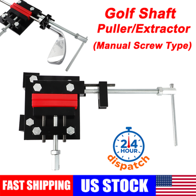 #ad For Golf Shaft Puller Extractor Regrip Remove Shaft Manual Screw Type Aluminum $76.49