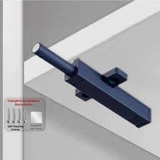 Push Button Magnetic Latch for Large Cabinets with Self Mounting Plate