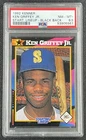 KEN GRIFFEY JR. PSA 8.5 1992 KENNER STARTING LINEUP CARD BLACK BACK 5567