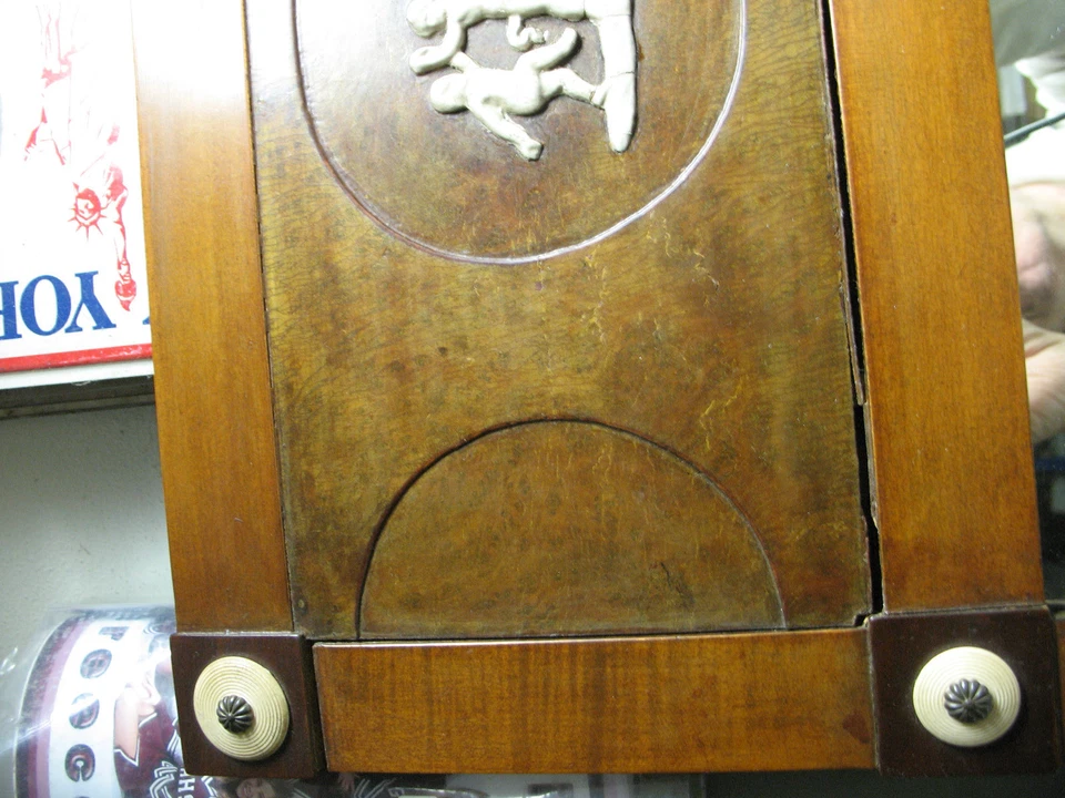 ESPEJO DE SALÓN CON QUERUBINES NEO GRECO ROMÁNICO VINTAGE. ORIGINAL  Foto 4 de 4