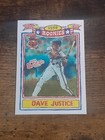 DAVE JUSTICE Topps '24 Spotlight Andy Friedman Spotlight Stamp 41/75