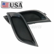 2Pcs Front Left & Right Fog Light Lamp Hole Covers Fits For 2010 2011 Mazda 3