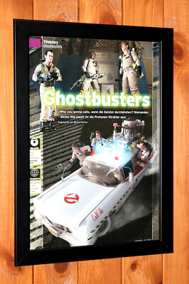 Ghostbusters The Video Game PS3 Xbox 360 promo Small Poster / Ad Page Framed