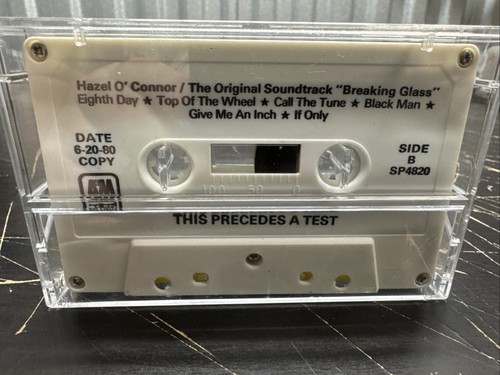 Hazel O'Connor Breaking Glass Cassette Tape 1980 Promo This Precedes A Test - Picture 2 of 3