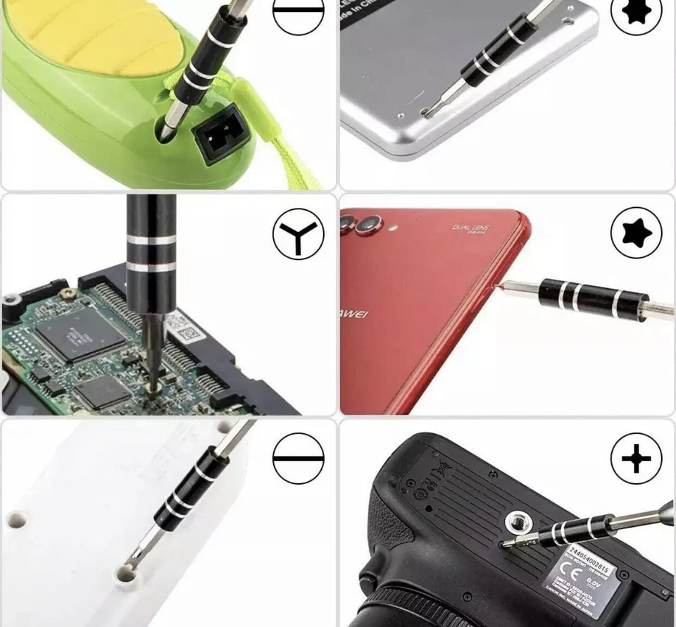 Repair Opening Pry Tools Screwdriver Kit Set Cell Phone iPhone 12 12 Pro Max8765 - Image 4 of 4