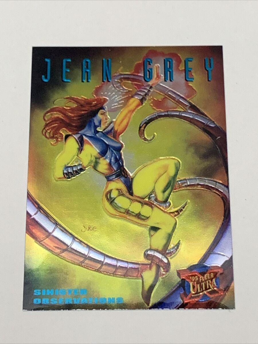 Fleer Ultra '95 X-Men Metal Sub-Set 6/10 Chase Card Jean Fleer Ultra '95 X-Men Metal Sub-Set 6/10 Chase Card Jean