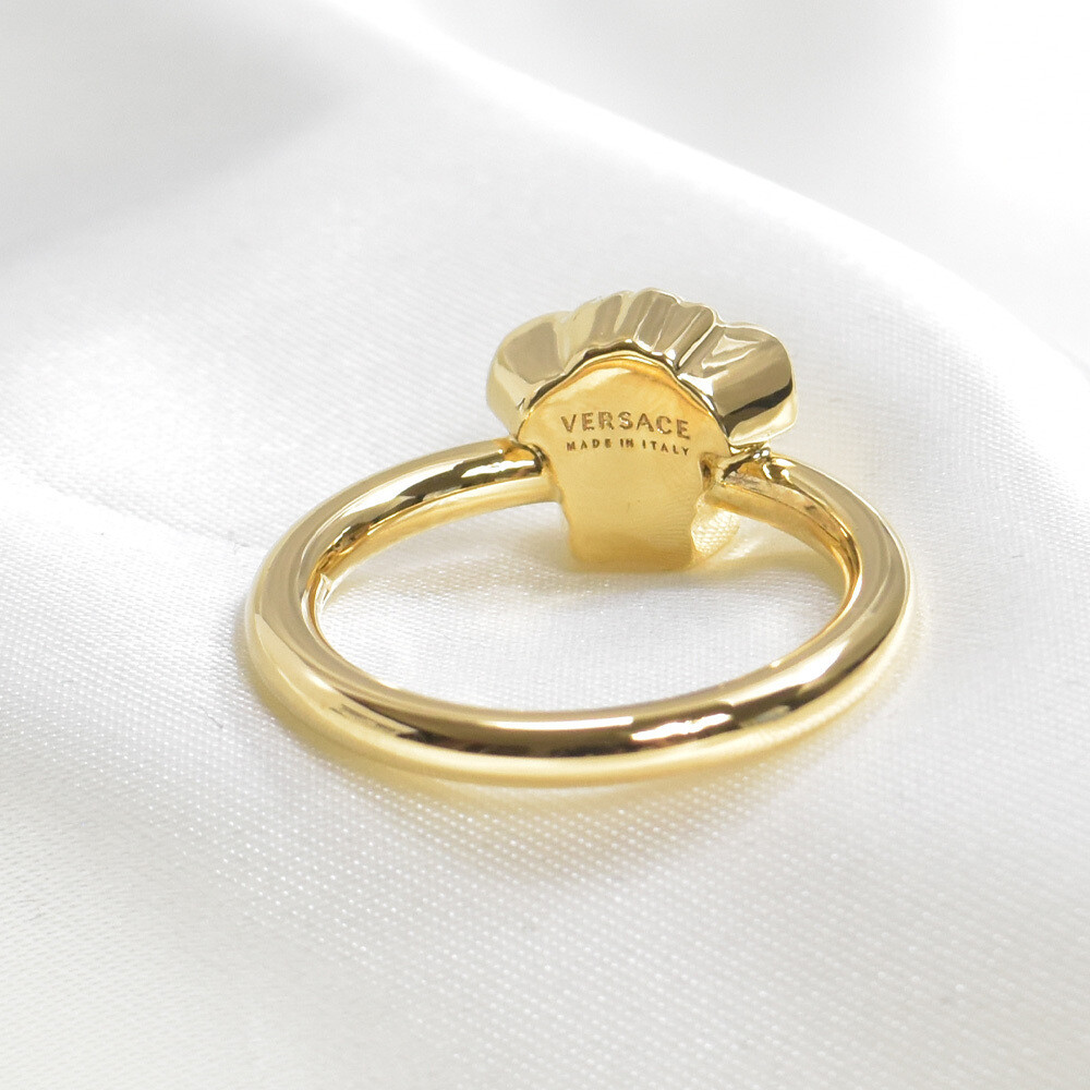 VERSACE｜FASHION PROPS (HEART RING (1014311 1A00620 3J00 Barocco Leaf Ring | VERSACE US