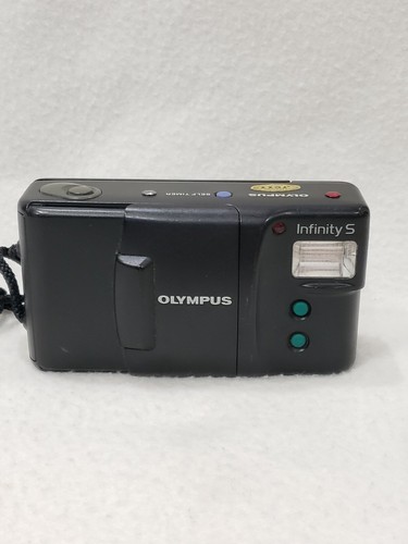 Olympus Infinity S Point And Shoot 35mm Camera With Case - Read Description - Picture 4 of 12