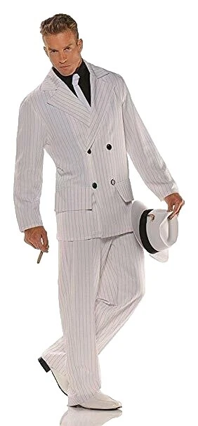 Gangster Disfraz Traje blanco