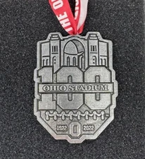 WENDALL AUGUST ' 100TH ANNIVERSARY LIMITED EDITION ORNAMENT ' OHIO STATE -SILVER