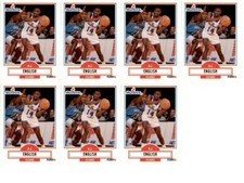(7) Actualización Fleer 1990 #U-98 A.J. Lote de tarjetas inglesas RC Washington Bullets