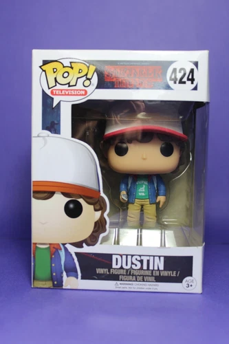 FUNKO Pop! Vinyl: Stranger Things - Dustin (424) - TRACKED Shipping