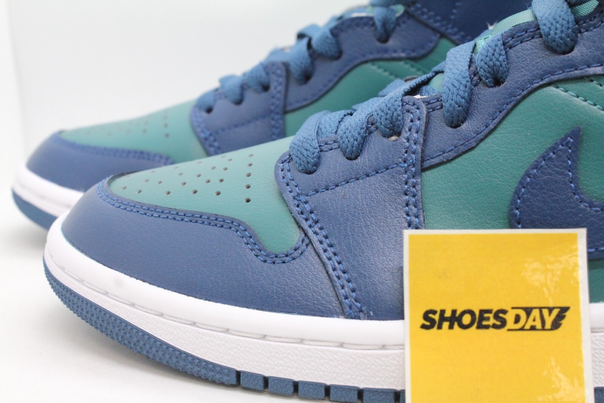 スニーカー Nike Air Jordan 1 Mid Teal French Blue BQ6472-301 AIR JORDAN 1 MID TEAL FRENCH BLUE BQ6472-301 WOMENS SHOES | eBay