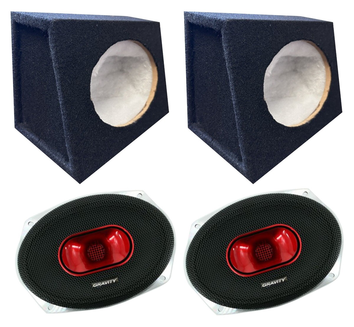 2x Gravity WZP69 Car Audio 6x9