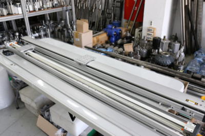 ALPHA Used Linear Belt Actuator BR120-BL2-1700-40N-R05-V2, Total Length 2050mm