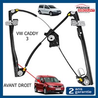 Fensterhebermechanismus Vorne Rechts Reparatur VW Caddy 3 Ab 2004 = 2K1837730