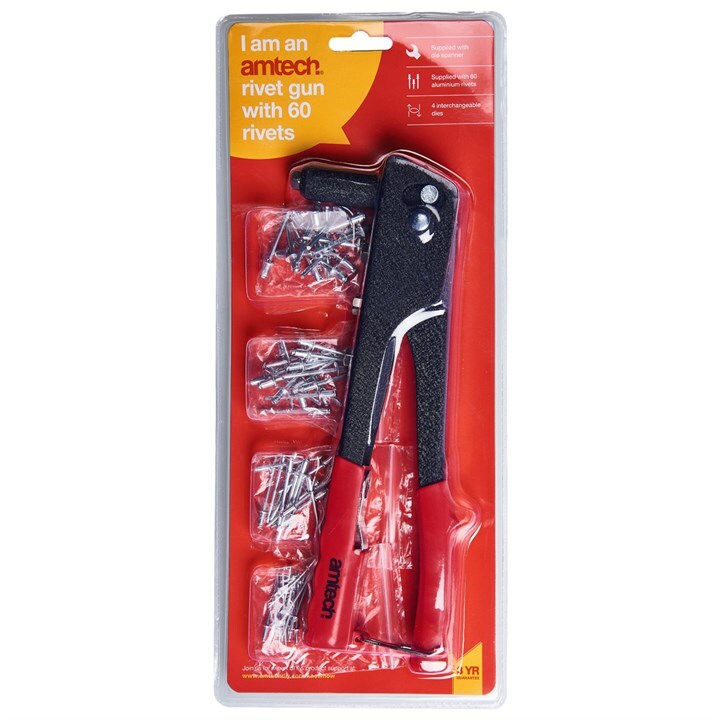 Pop Rivet Tool With Rivets Hand Pop Rivet Gun Kit With 60 Rivets & 4 ...
