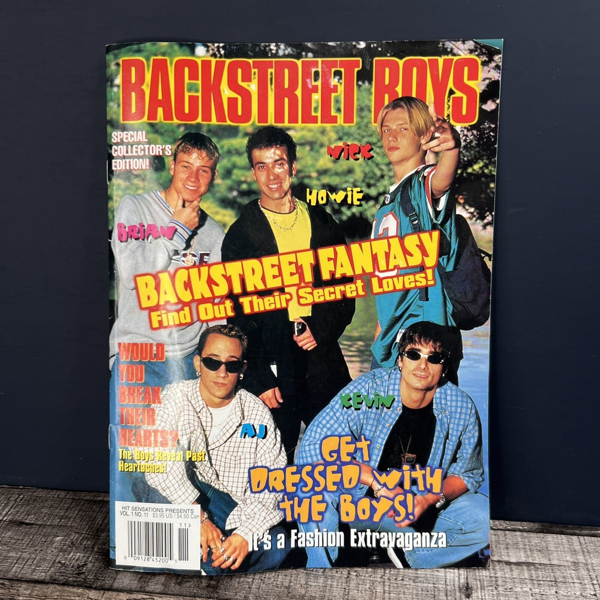 Vintage Backstreet Boys Magazine Hit Sensations Presents Vol 1 #11