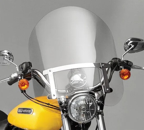 NC Dakota 3.0 Tall Windshield Clear Low Signal Mount Eliminator 250HS 92-93 - Picture 8 of 10