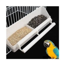 Parrot Hanging Plastic Water Food Bowl Pigeon Bird Feeder 4X pieces US seller