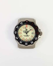 Zodiac Rare NOS 30mm Swiss Formula 200m Diving Watch Luminous Dial Black Bezel