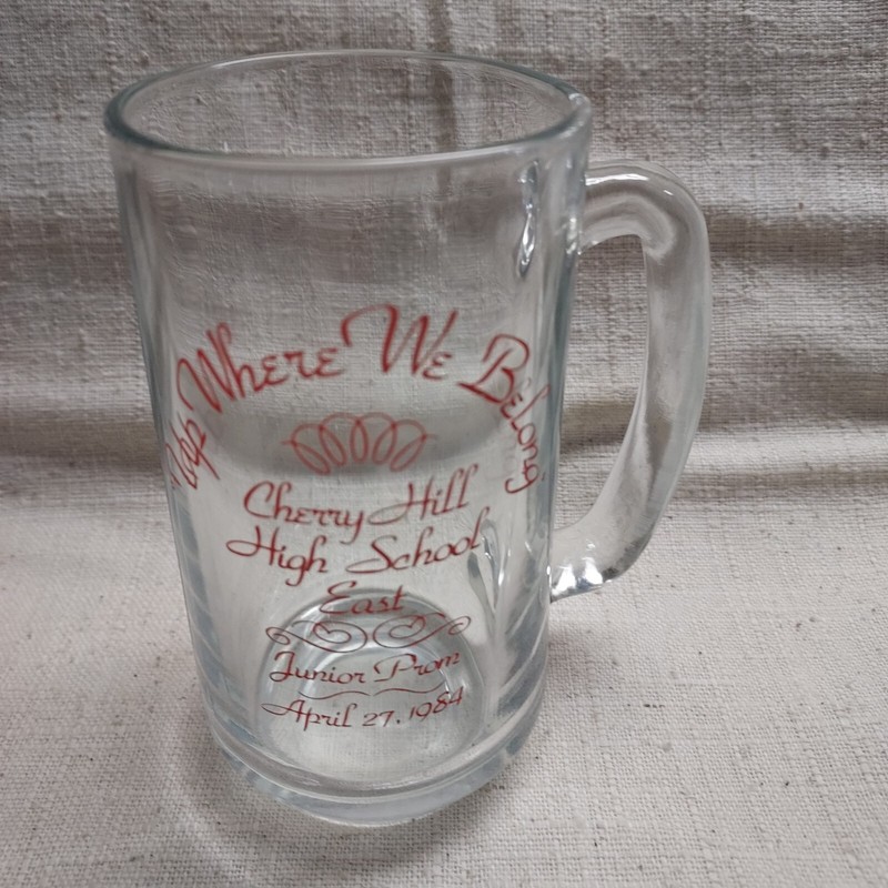 Beer Mug- Cherry Hill High Sch. East Junior Prom April 27th 1984