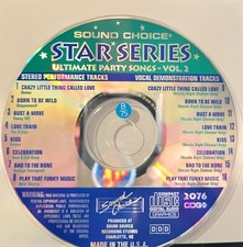 SC2076  ULTIMATE PARTY SONGS     SOUND CHOICE KARAOKE CDG LOT VA