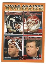 1996-97 Fleer NHL Hockey Goals Against Average Leaders #144 NRMT