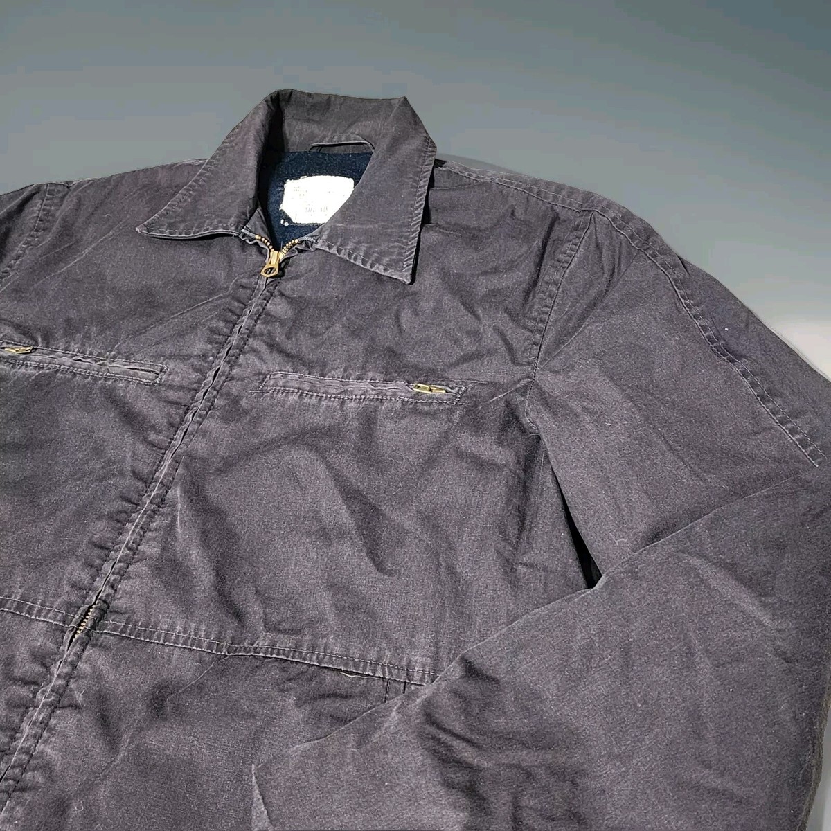 Vintage 1970s USN/USCG Utility Deck Jacket 40 R So Sew Styles Dark 