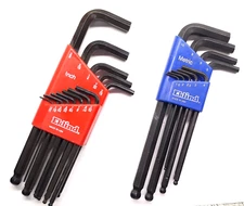 EKLIND 10222 Hex L-Key Allen wrench Combo- Long  SAE & Metric (2 sets 22pc)