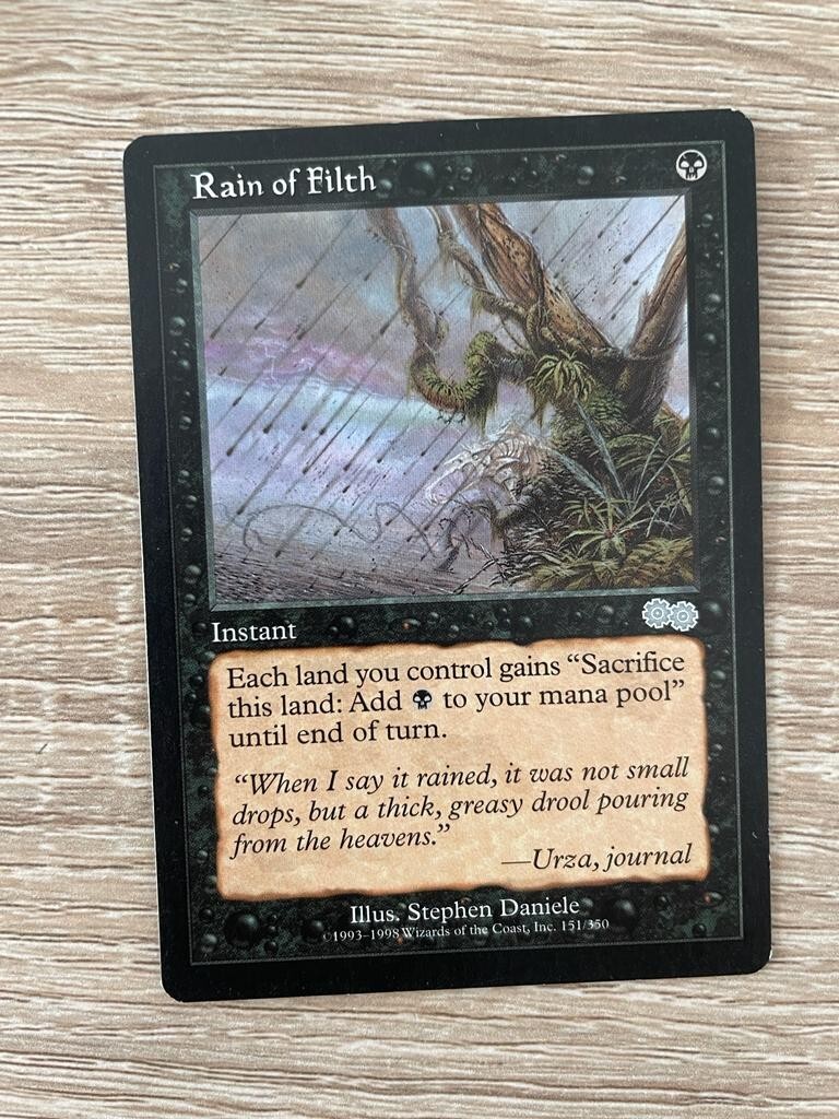 MTG URZA'S SAGA RAIN OF FILTH NM MAGIC THE GATHERING ENGLISH