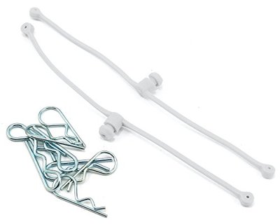 Du-Bro 2246 Body Klip Retainers w/Body Clips (White)