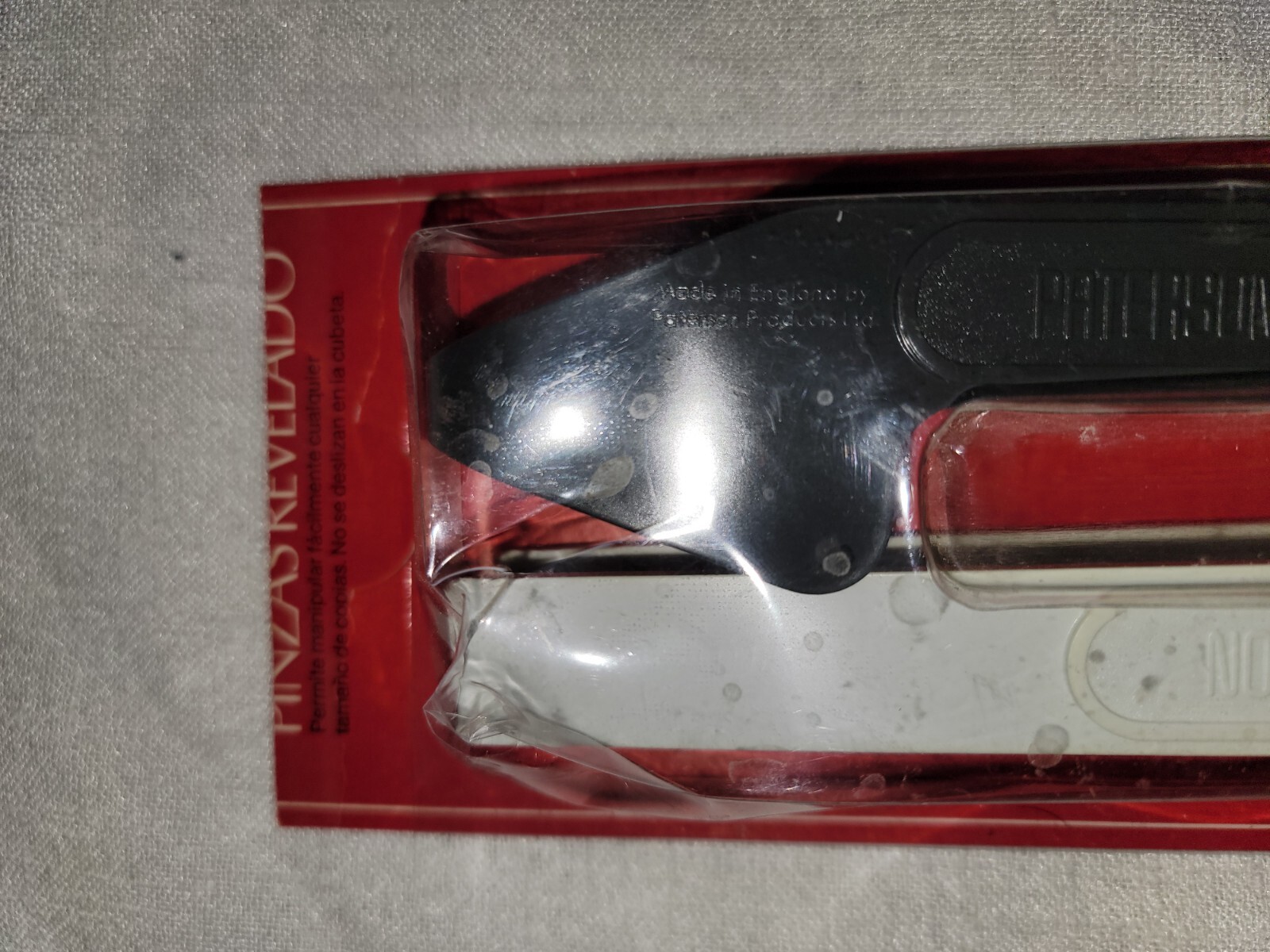 Paterson darkroom Print Tongs NIB Pair of 2 1 Gray & 1 White Box is