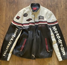 Follow Me I’m Famous Motordream Leather Jacket