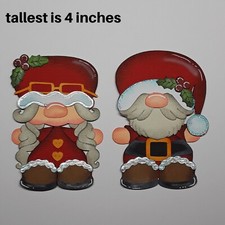 SANTA AND MRS. CHRISTMAS paper piecing Premade Scrapbook Pages albums by Rhonda