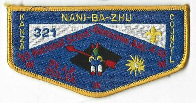 OA 321 Nani-Ba-Zhu'93 Jamboree Aug.4-10 Flap DYL Bdr. Kanza KS [MO-2043]