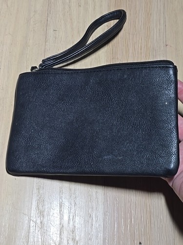 Nautica Double Pouch Wristlet Black - Picture 4 of 7