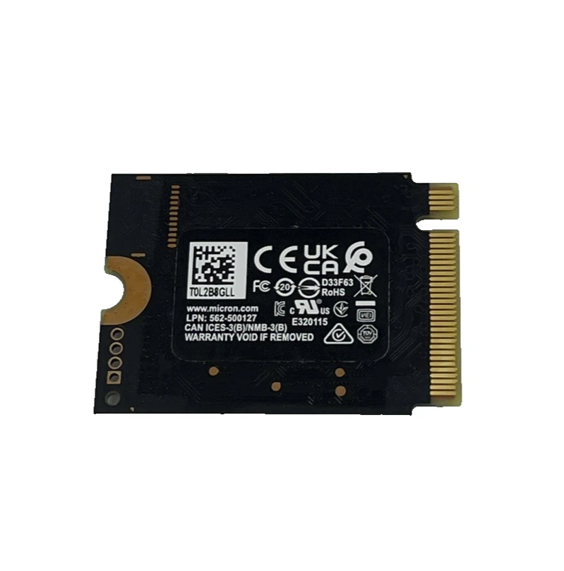 LOT OF 6 OEM Micron 2550 256GB M.2 PCIe NVMe 2230 MTFDKBK256TGE Dell 7DN0M - Image 2 of 2